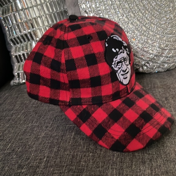 Buffalo Plaid Red Black Snap Back - Picture 3 of 5